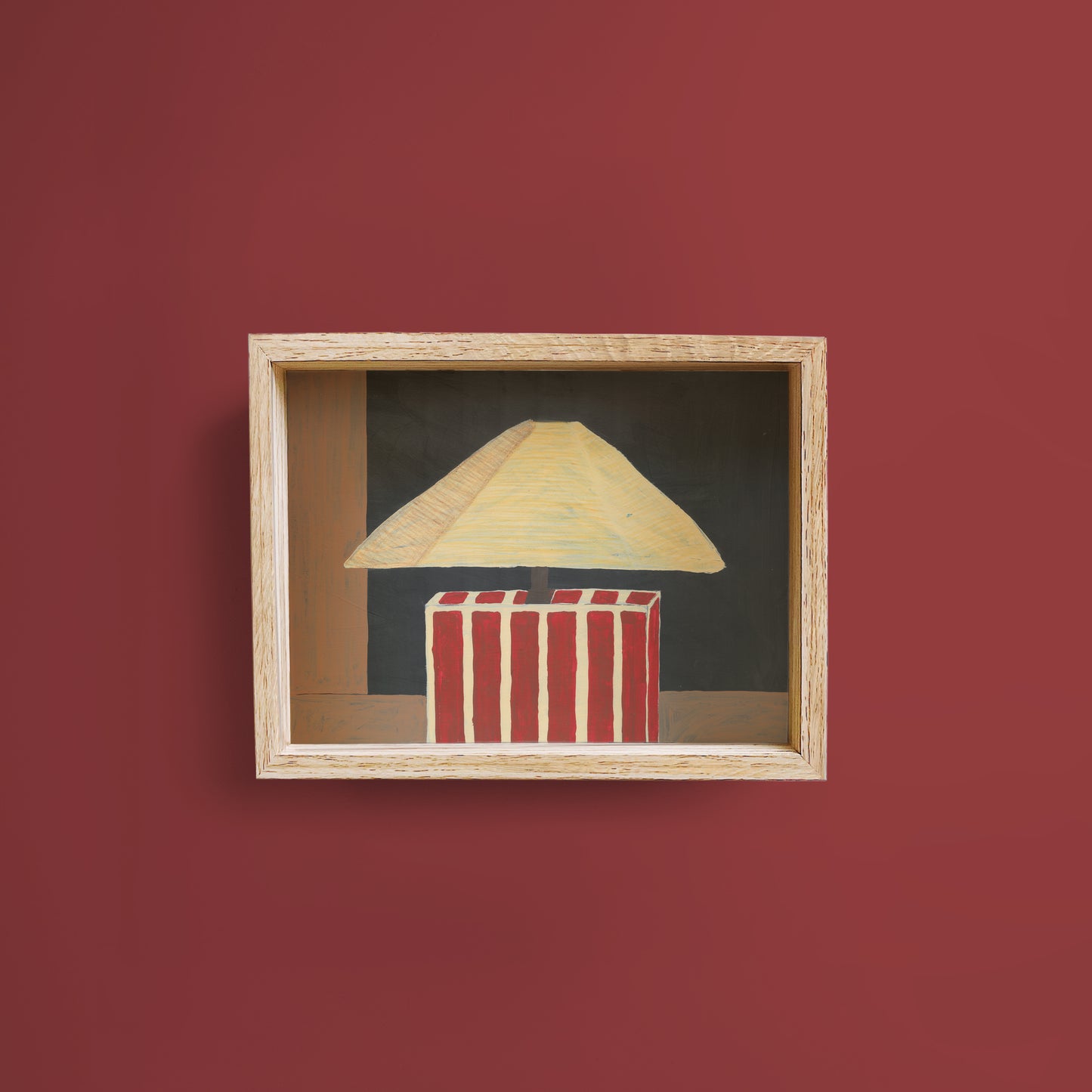 Bungalow Lamp Red